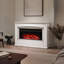 built-in electric fireplace
