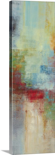 « color abstract i » par simon addyman, reproduction d’art sur toile, H 36 po x l 12 po x P 1,25 po