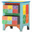 Vivian 40cm W Solid + Manufactured Wood Bedside Table