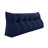 Sit-up Back Comfort Corduroy Bed Headboard Wedge Reading Pillow Triangular Backrest-99222251-99222253