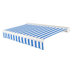 Bright Blue/White Stripe