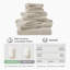 Ensemble de serviettes 8 pièces 800 g / m² 800 fils-20238604