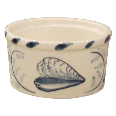 Blue Crab Bay Co. Round Stoneware 6 Piece Ramekin / Soufflé Dish Bakeware Set