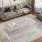 Modern Rectangular Coffee Table With Led Lights, 2 Drawers And Open Storage Shelf-1417891140