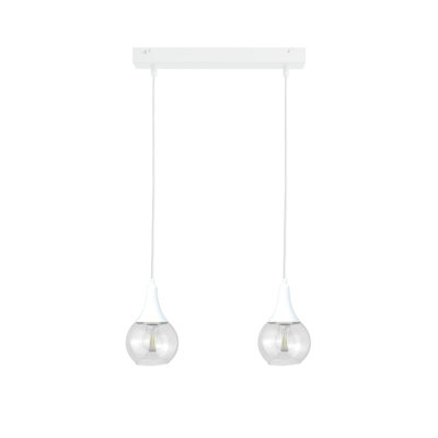Olin - Light Clear Black Kitchen Island Pendant