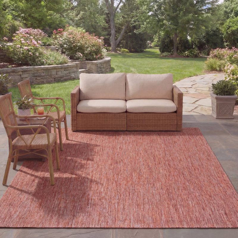 Stevo Performance Abstract Indoor/Outdoor Area Rug, Rectangle 8' x 11'