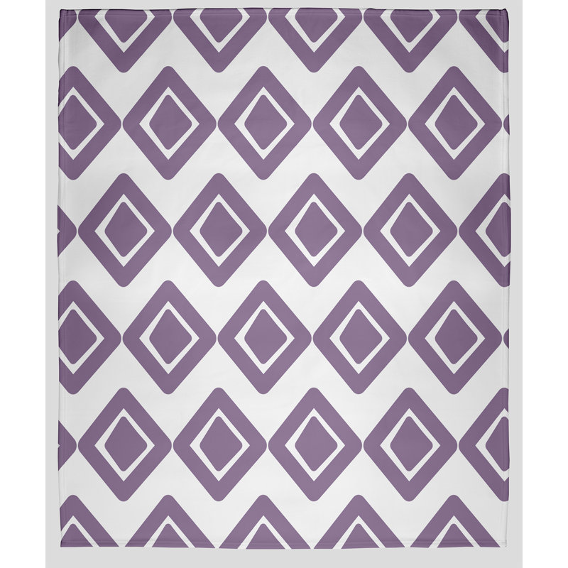 Jeté polaire Animal Magnetism, L 30 po x L 40 po, Mauve, 1.75