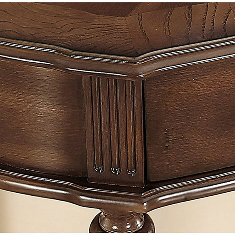Console rétro avec tiroir et tablette inférieure Vintage