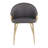 Josie 19.25'' H Faux Leather Upholstered Armchair-287528672-358184672