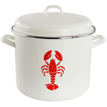 https://assets.wfcdn.com/im/27874673/resize-h210-w210%5Ecompr-r85/2413/241395721/Enamel+on+Steel+16+Quart+Lobster+Pot+in+Cream.jpg