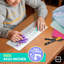 Planche à découper Scribbledo à 10 cadres secs - 4 po x 12 po pour enfants