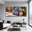 Hydrangea, reproduction d'art sur toile tendue sur toile, ensemble de 3-650591283