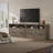  56.5"W Modern Fluted 4-Drawer Dresser With 2 Large Open Storage-308032846
