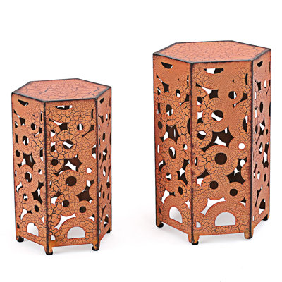 Ensemble de tables d'appoint d'extérieur