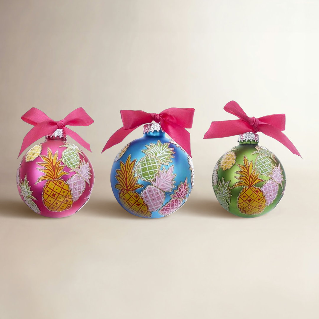 3.5'' Glass Christmas (Set of 6) Kurt Adler