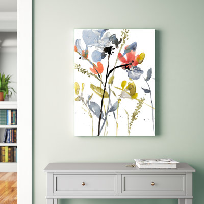 «Flower Overlay II», peinture sur toile