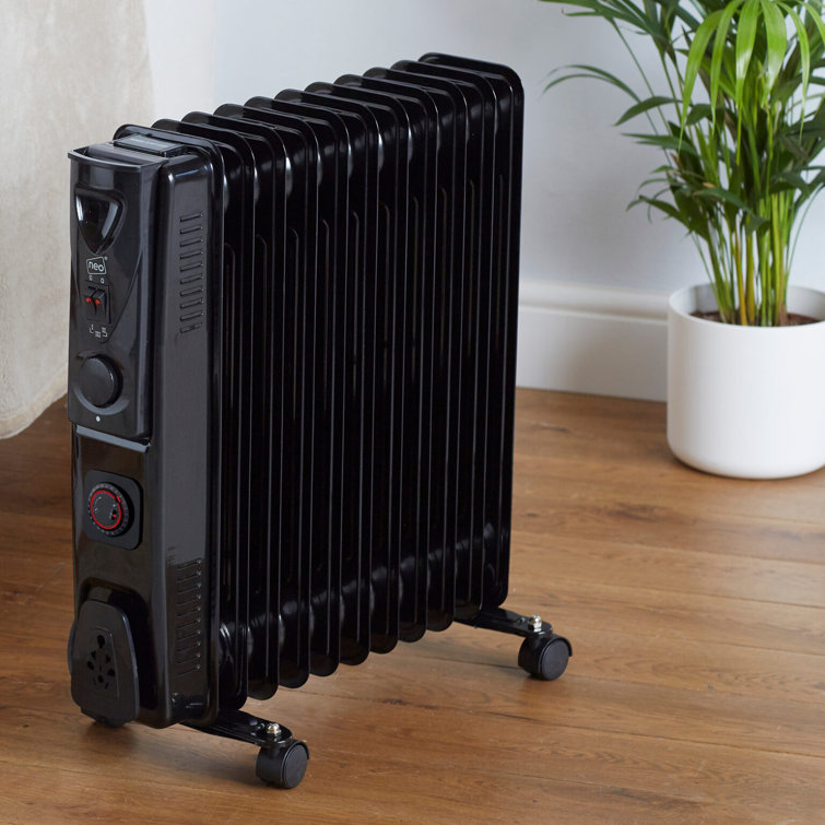 NeoDirect 2500W 8530 BTU Electric Radiator Space Heater with Adjustable Thermostat