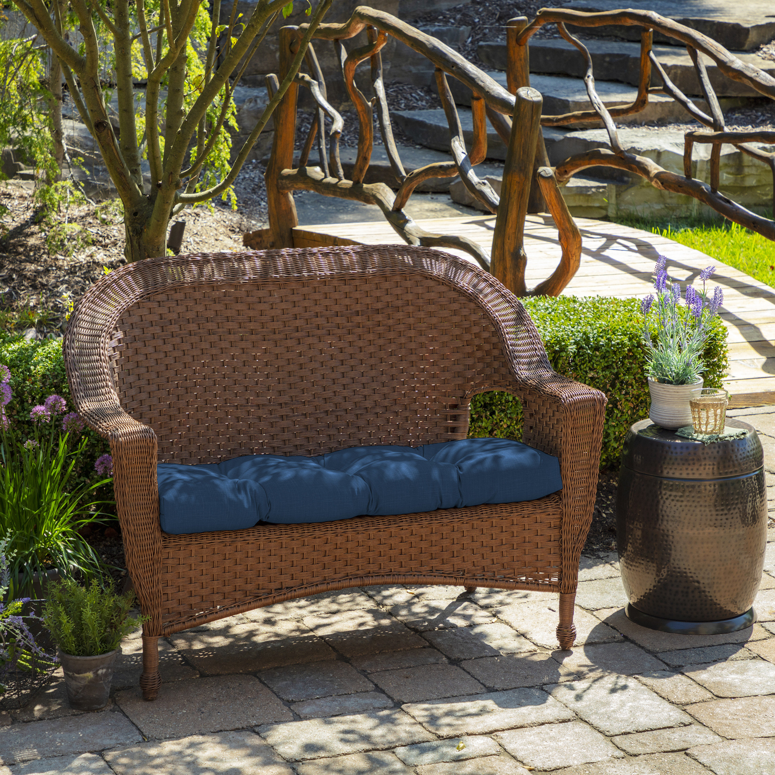 Lowes patio loveseat online cushions