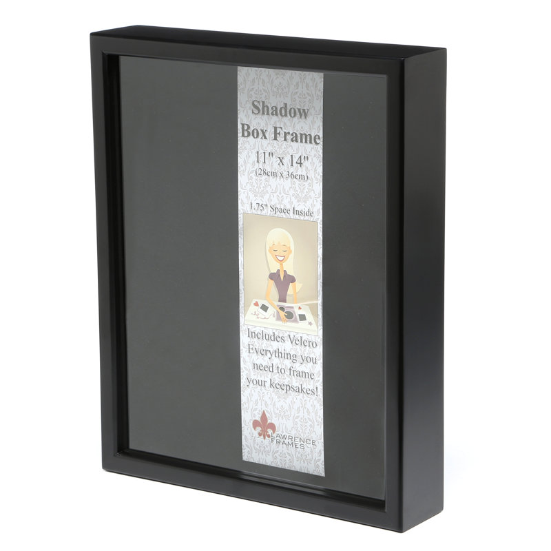 Cadre photo Shadow Box, Noir, 8 po x 10 po