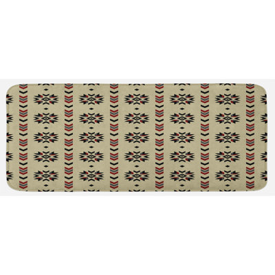 Rustic Polyester Kitchen Mat