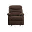 Fauteuil inclinable oscillant en microfibre Arcadia-54912016