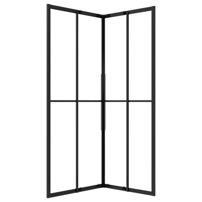 Cabine de douche rectangulaire encadrée l 31,5 po x P 27,6 po x H 70,9 po