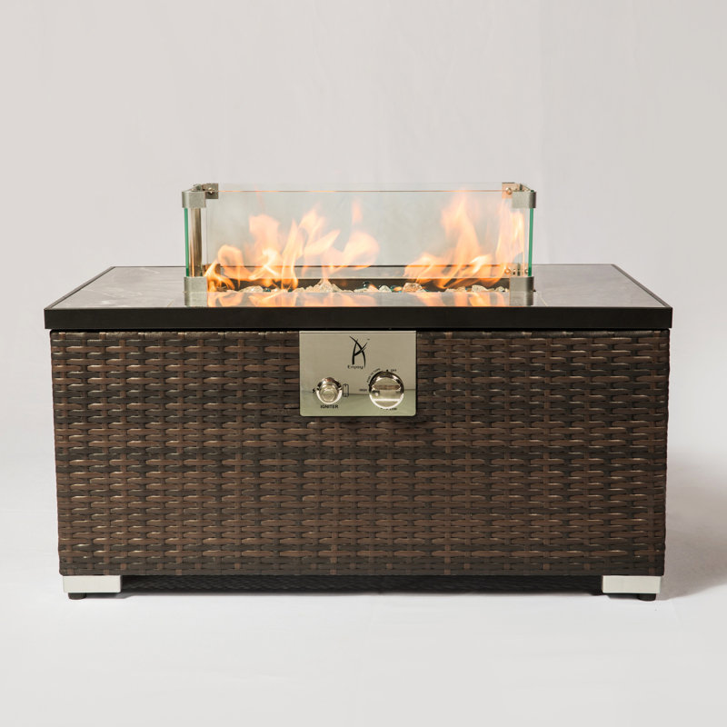 Glass Windbreak For Rectangular Fireplace Pit, Transparent, 7.52 In. W, 19.56 D, 5.46 H, Lb Transparent Wind Block Fire Glass, Width, Depth, Height,