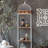 White Solid Wood + Iron Display Cases