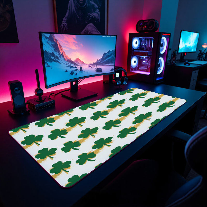 Polyester Desk Pad, 14.4x12.1