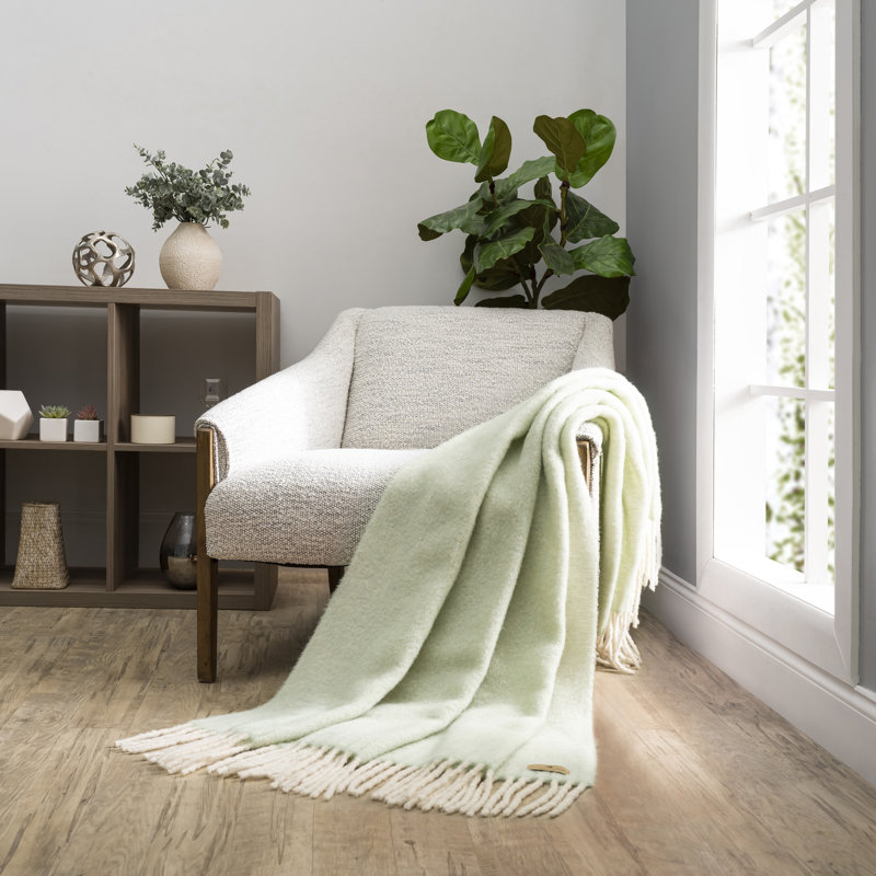 Andes Throw, Celadon