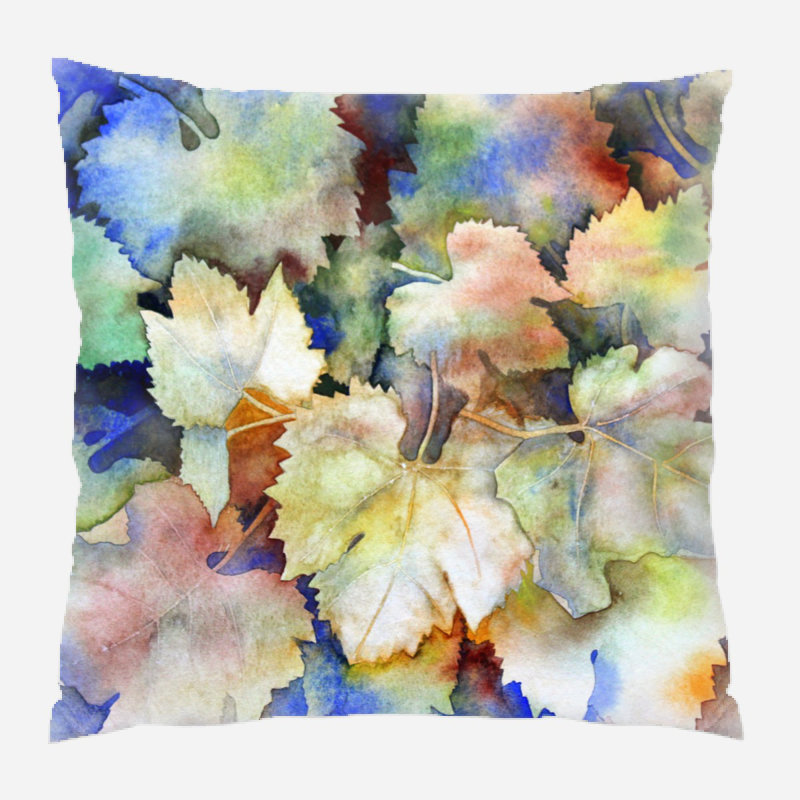 Reversible Throw Pillow, Microsuede, Indoor