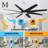 Ariella - Eight Blade Ceiling Fan-1776851489-1776851468