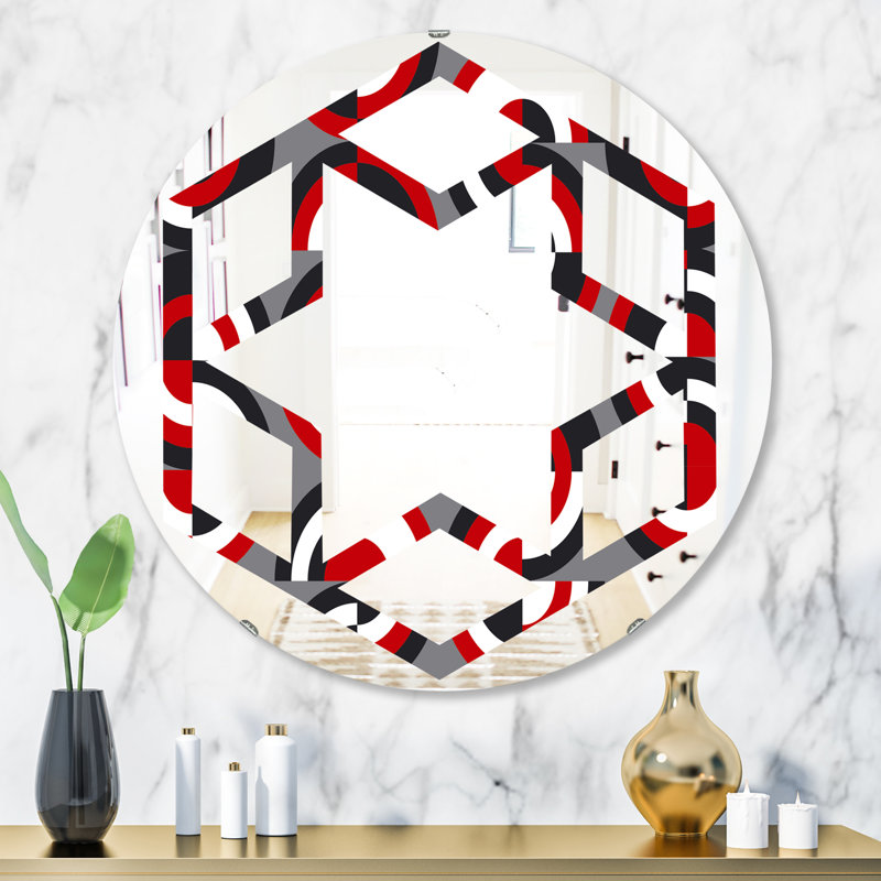 Miroir mural Hexagon Star, H 31,5 po x l po