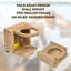 Teak Folding Insulated Drink Holder