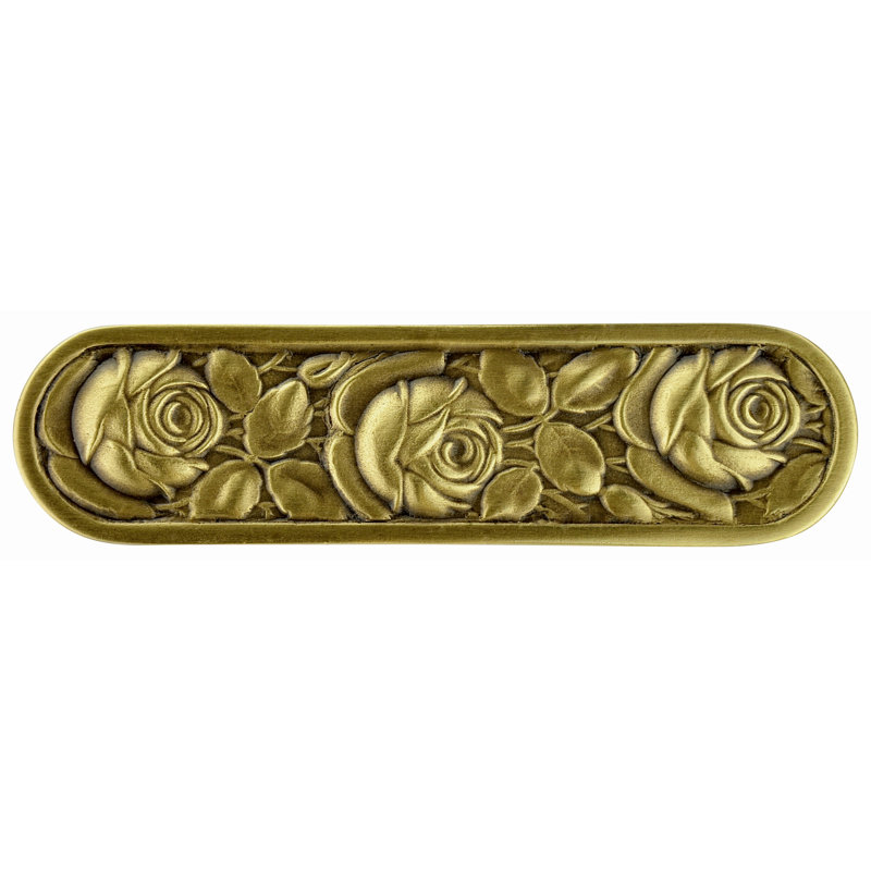 English Garden Bar / Handle Pull, Antique Brass