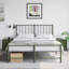 Preslei 36cm W Steel Bedside Table-1634564700-1642976645