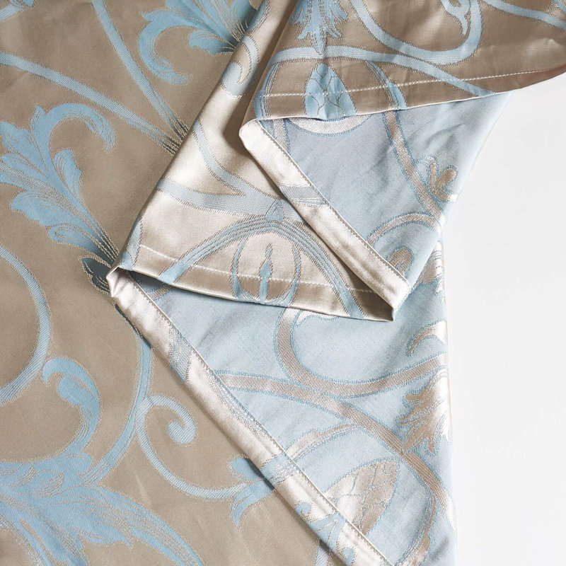 North Andover Cotton Blend Room Darkening Curtain Single Panel