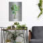 Art mural en métal Winston Porter «Greenhouse Palm 1 Chevron Pot» par Danhui Nai