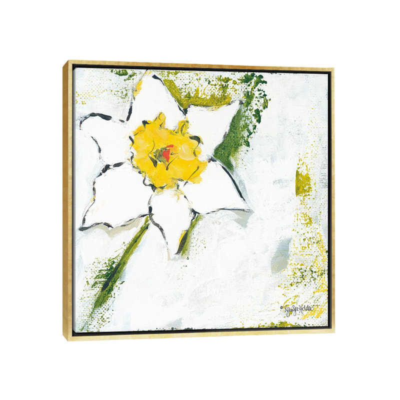 Impression, H 26 po x l 26 po x P 1,5 po, Aucun mat, Toile avec cadre or