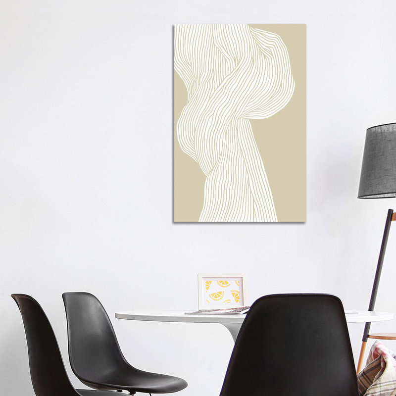 Fibers VI 1 Piece Wrapped Canvas Wall Art, 101.6 cm H x 66.04 cm W