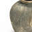Rustic Gold and Brown Terracotta 8.7-Inch Tall Bud Vase