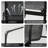 Kozyard Sofia 4-Piece Outdoor Patio Furniture Set, Textilene Conversation Set with Metal Frame, Loveseat, 2 Chairs & Table, All-Weather Seating for Porch, Balcony, Backyard, Gray-2115078795