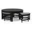 Raffles Rattan Cocktail Table with Benches-71441855-86525563