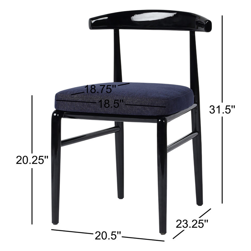 Shaza Dining Chair-Sutton Navy