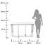 Hodgdon 120cm Glass Top Console Table-1359819741-1359819742
