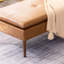 3 Seater Faux Leather Sofa-1347960848