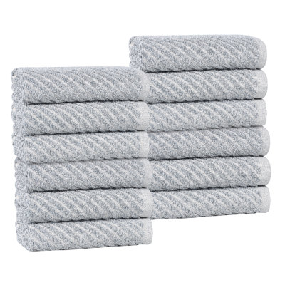 Essuie-mains en mélange de coton et viscose Amelia