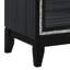 Table de chevet moderne pour chambre à coucher - noir patiné 2