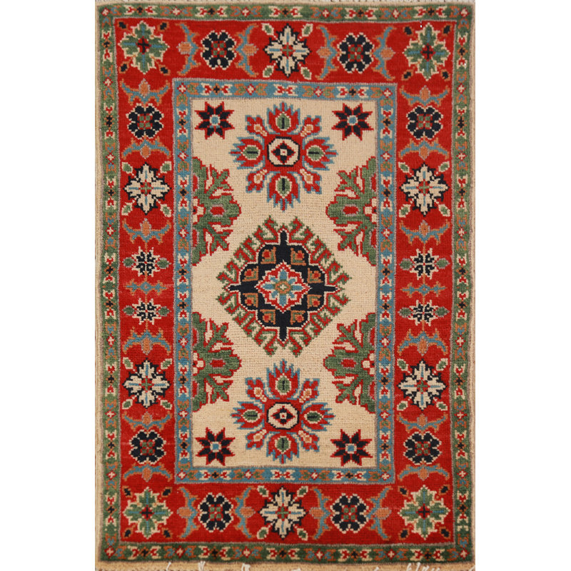 Tapis décoratif géométrique Kazak