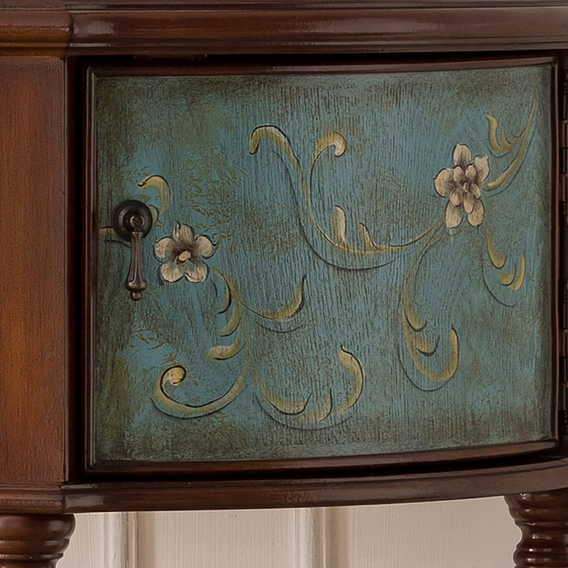 Classic Simple Retro Solid Wood Accent Cabinet